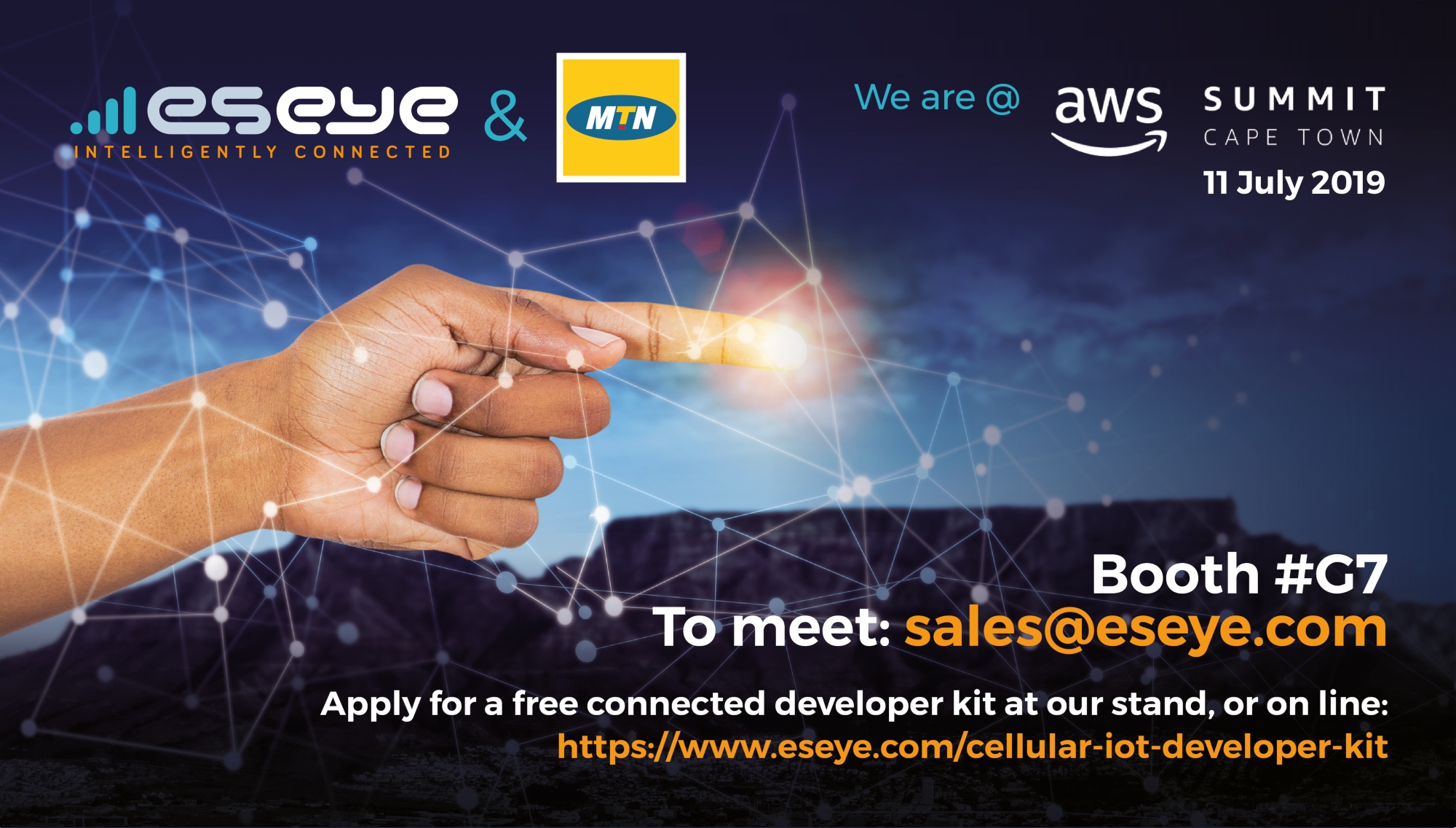 Eseye, MTN and SolarNow to present the easiest way to deploy cellular IoT at AWS Summit