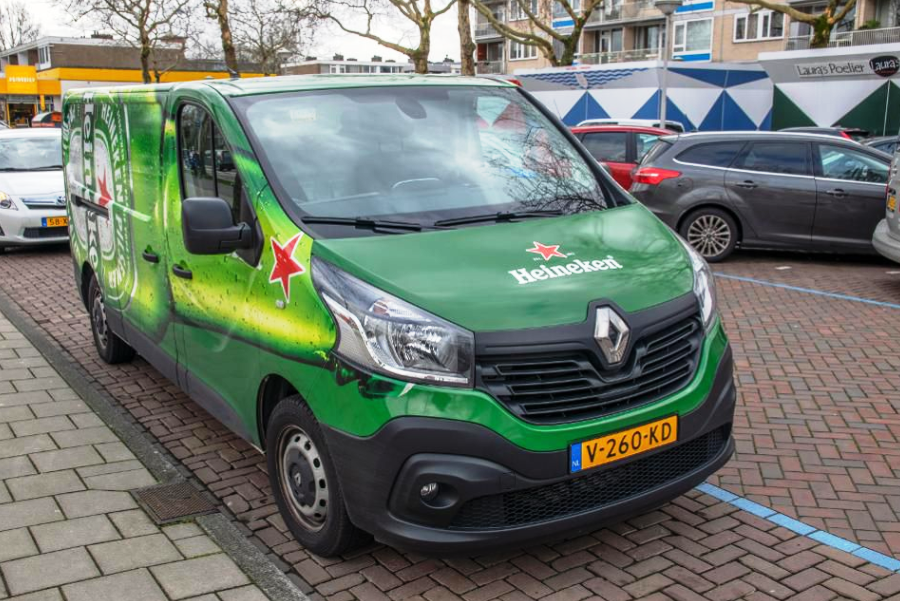 Heineken Company Van At Amsterdam The Netherlands 2019 GETTY
