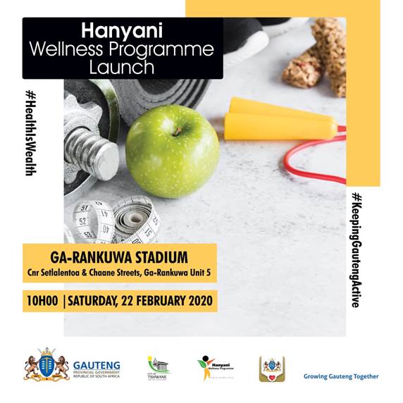 Health: Gauteng launches wellness programme