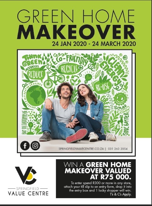 Win a Green Home Makeover valued at R75 000