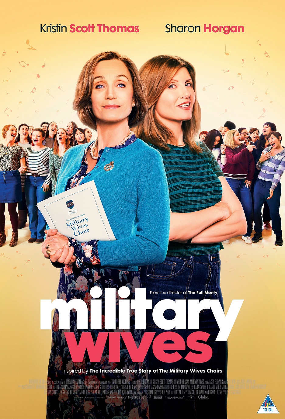 MILITARY WIVES is a feel-good and inspirational story of friendship, love, and support on the home front. “I hope viewers will come away from watching this film having laughed and cried with the characters, feeling inspired by the courage of the women and uplifted by hearing them belt out some classic songs,” concludes Cattaneo.