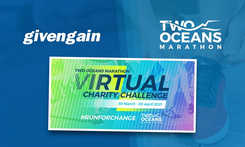 GivenGain proudly supports Two Oceans Marathon's new TOM 2021 Virtual Charity Challenge
