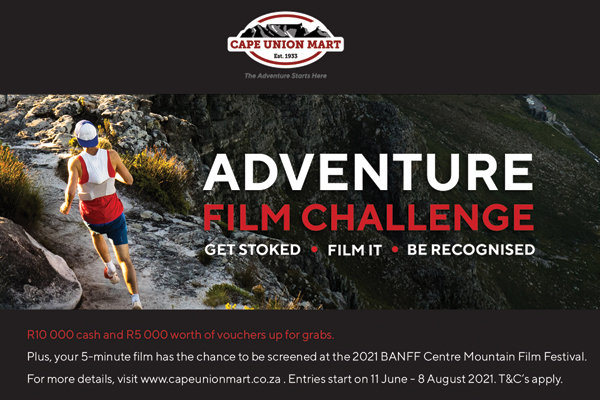 Gear up for this year's Adventure Film Challenge with Cape Union Mart